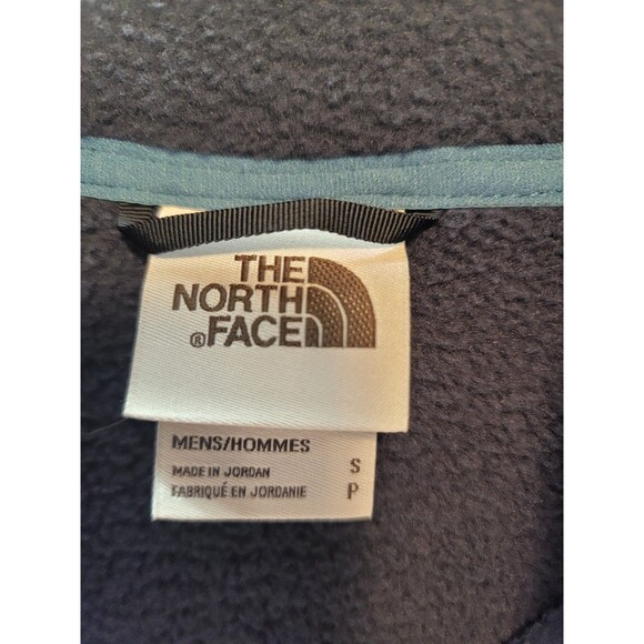 New The North Face Vest Carbondale Fleece Full Zip Layering Blue Size Mens Small - Picture 3 of 4